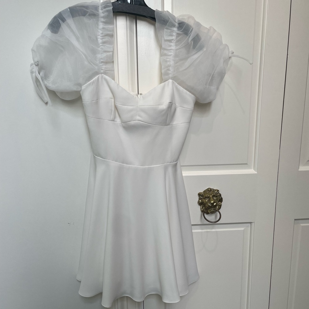 Amanda Uprichard Lively Puff Sleeve Dress - Small - Picture 7 of 7